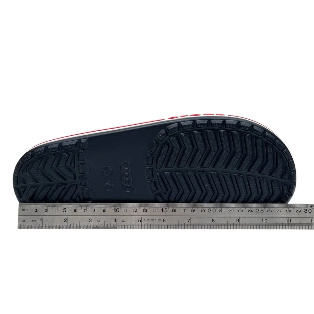 Crocs Bayaband Mens‎ Slide Sandals Size 12 Navy Blue Water Friendly Lightweight